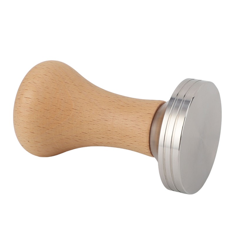 Coffee Tamper with Wooden Handle Easy To Operate Outstanding Extraction