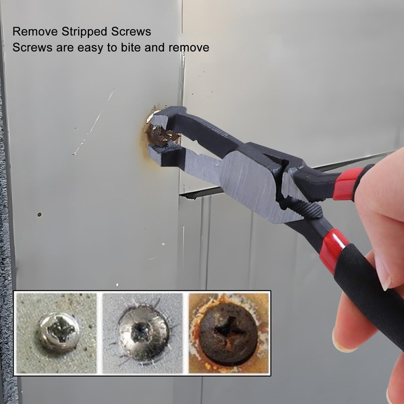 Screw Extractor Pliers Efficiently Remove Stripped Screws Wire Stripper Pliers