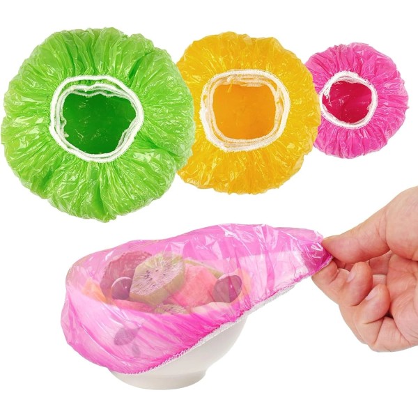 Unbranded 60 Pcs Bowl Covers for Bread Proofing, Plastic Shower