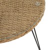 SAFAVIEH Outdoor Collection Alton Light Brown Rattan/Beige Seat Cushion 3-Piece
