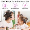 Rollers Hair Curlers 30Pcs Set with 3 Sizes (6 Large,