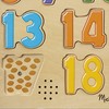 Melissa & Doug Numbers Sound Puzzle - Wooden Puzzle With