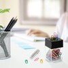 Outus 4 Pieces Magnetic Paper Clip Dispenser Holder Paperclip Dispenser