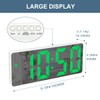 Upgraded Digital LED Alarm Clock, Ankilo Electronic Desktop Clock with