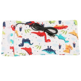 Ejoyous USB Baby Bottle Warmer, Baby Bottle Warmer Cover Keeps the Baby Bottle Warm Voltage 5 V, Current 1 A to 2 A, 28 cm x 13 cm x 1 cm (Dinosaur)