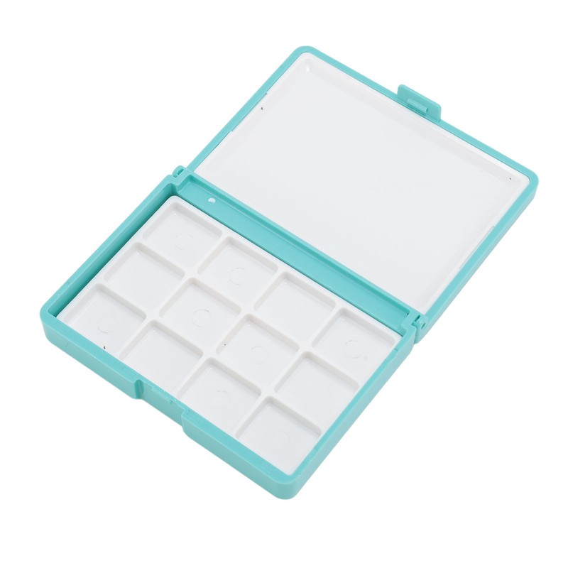2Pcs Portable Watercolor Box Detachable Easy to Clean Compact Mini