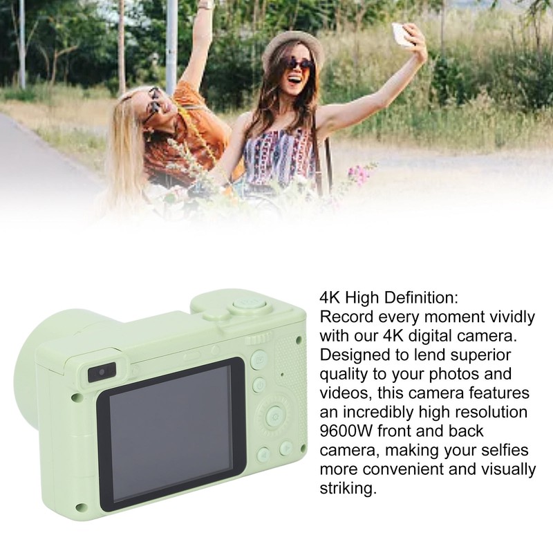 2.4 Inch 4K Digital Video Camera 96MP 4X HD Focus