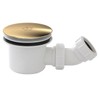 nuie STW005 Modern Bathroom Fast Flow Shower Waste Cover, 99