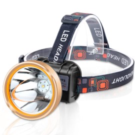 Superbright Coon Hunting Lights, High Lumens LED Headlamp with 2 Light Modes, Waterproof & Rechargeable Flashlight, Perfect for Outdoor Hiking, Hunting, Fishing, Night Activities