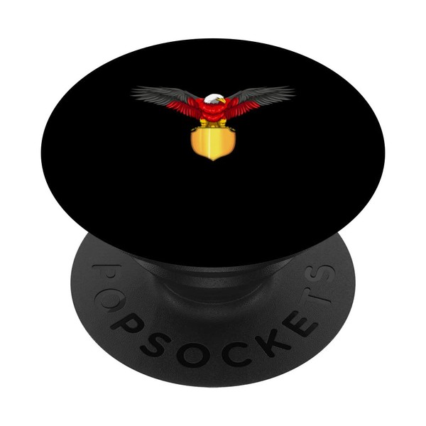 Patriotic German Flag on Eagle PopSockets Swappable PopGrip