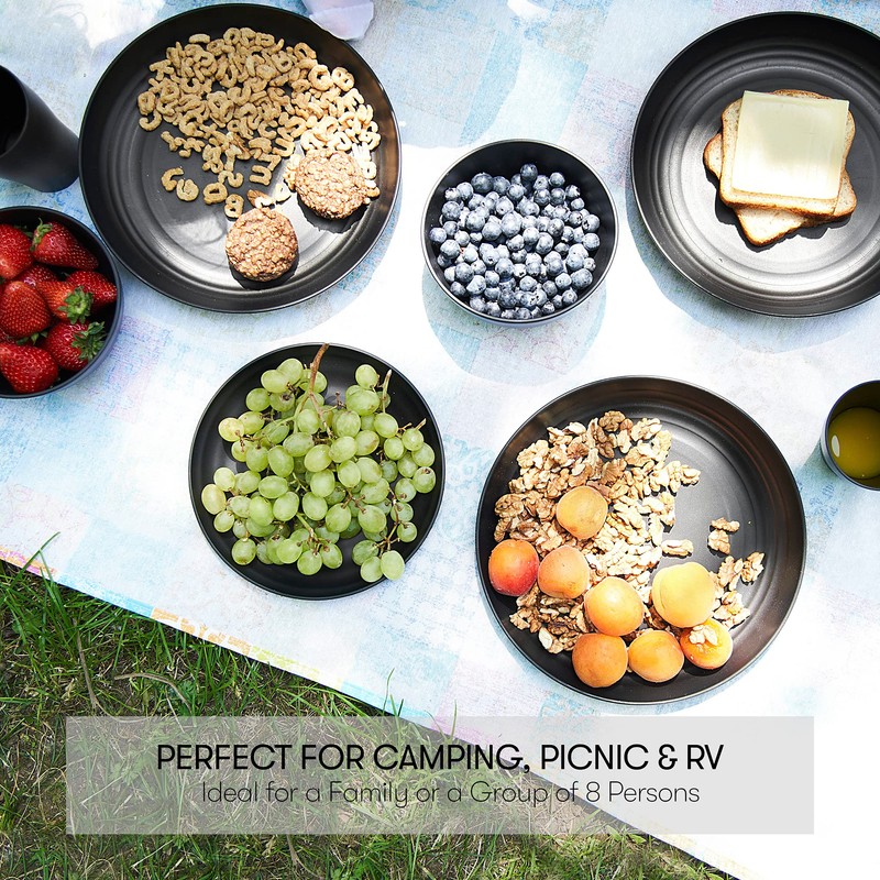 Wheat Straw Dinnerware Sets | Unbreakable Dinnerware Sets | Dishwasher