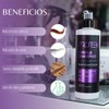 Shampoo Matizador para canas, Shampoo matizador morado y tonos cobrizos,