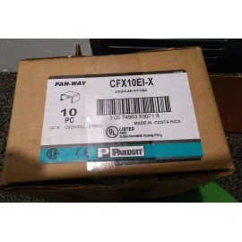 Panduit CFX10EI-X PANDUIT 2 Box of 10 WIRE DUCTING COUPLER FITTING Pan-way  quantity 20