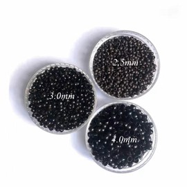 LSNDF 1000Pcs Non-Silicone Nano Ring Nano Lined Beads for Nano Ring Hair Extensions Hair Tinsel Feather Hair Extensions (4.0mm, Dark Brown)