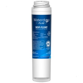 Waterdrop Plus GSWF 𝐍𝐒𝐅 𝟒𝟎𝟏 Certified Refrigerator Water Filter, 𝐑𝐞𝐝𝐮𝐜𝐞 𝐏𝐅𝐀𝐒, Replacement for GE® GSWF Smart Water 238C2334P001, Kenmore 46-9914, 9914