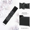 JASGOOD Women Stretchy Wide Waist Belt for Dress Ladies Elastic