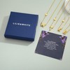 LILIE&WHITE Gold Initial Necklaces for Women Gold Heart Necklace Cute