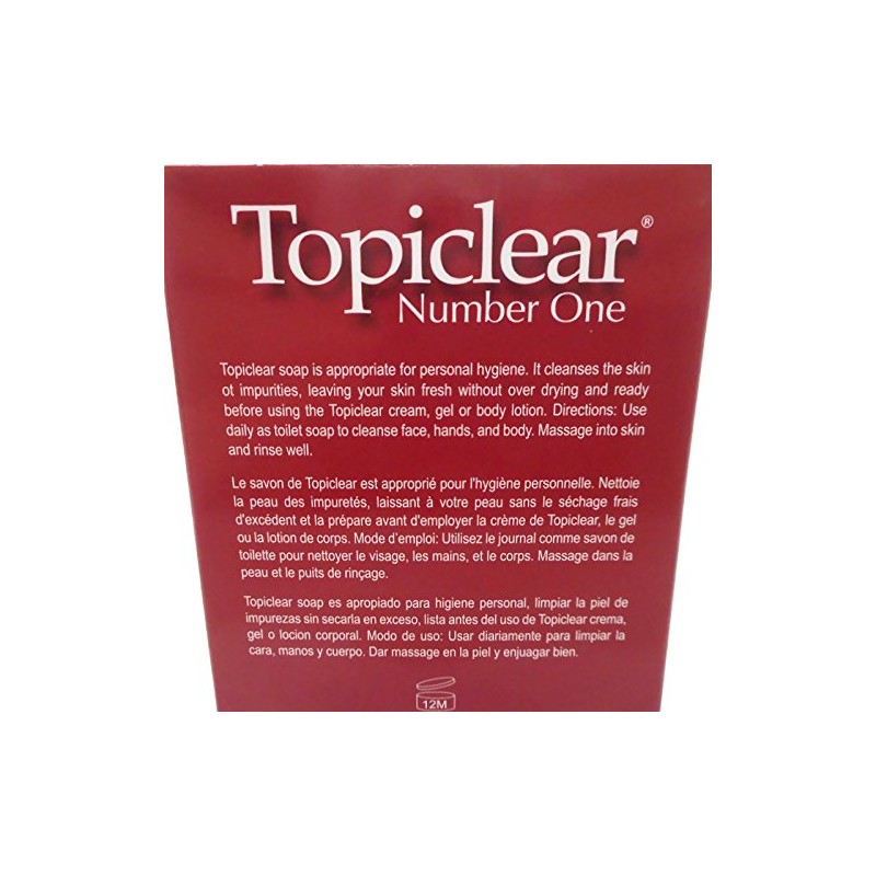 Topiclear Number One - Jabón negro (3,5 oz)
