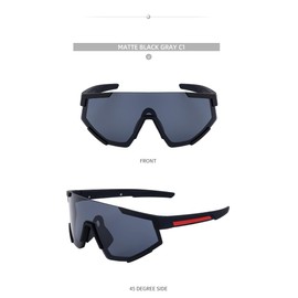 KAJILA Sunglasses Men Sporting, Mens Sunglasses for Cycling/Fishing/Traveling, Sport Sunglasses for Cool Men