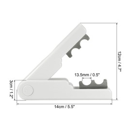 PATIKIL Rose Thorn Stripper Tool, Metal Thorn Remover Tools Rose Stem Leaf Thorn Stripper for Rose Flower Floral Arrangement, White