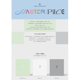 CRAVITY Master : Piece 5th Mini Album CD+POB+Photobook+Lyric card+Photocard+Tracking Sealed (ORDINARY Version)