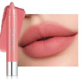 Erinde Lápiz Labial Mate, Lápiz Labial De Larga Duración, A04# | Resistente al Agua, Lápiz Labial Cremoso y Pigmentado, con Punta que no se Pega y Maq