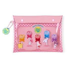 Sanrio 765422 Sanrio 765422 Flat Pouch, Chupa Chupa Collaboration Vol. 2, Sanrio Characters, 7.9 x 10.2 x 0.1 inches (20 x 26 x 0.3 cm)