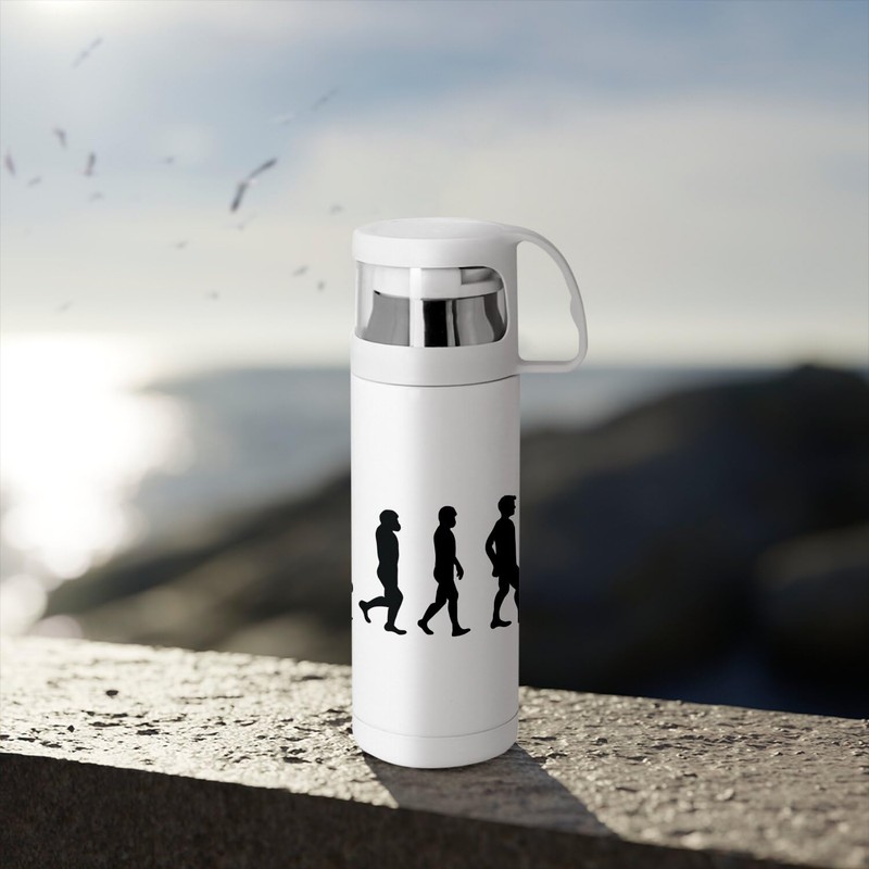 Thermos Stainless Steel with Integrated Cup - Evolution Reading Book