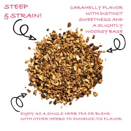 Worldwide Botanicals Organic Burdock Root – 1 lb - 100% Arctium lappa - Raíz de Bardana – Cut & Sift, Excellent Detox and Digestion Herb tea, Used to make Root Beer, 16 ounces