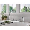 Peerless Claymore 2-Handle Kitchen Sink Faucet with Side Sprayer, Chrome