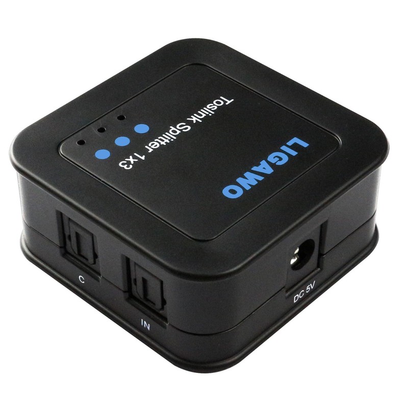 Ligawo 6518741 Audio Splitter Black