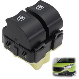 Wjelet Window Control Switch,Power Seat Window Switch for Renault Clio MK4 2013-2017,for 254118044R 809611667R 254117873R Left Hand Drive Models, Compatible with Clio 4, Trafic, Captur, Kangoo
