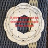 Lobster Rope Sailor Knot Wreath - Soft Gray