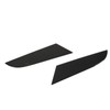 2PCS Tail Light Trim Cover Smoked Black Transparent Style Smooth