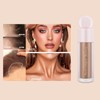 Contour+ Highlighter+ Face Blush with Face Brush, Long-Lasting and Smooth