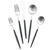 Uniturcky Matte Silverware Set, 10-Piece 18/10 Stainless Steel Satin Finish