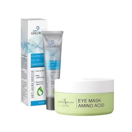 Punta Belleza | Inno Gialuron – Crema Antiarrugas y Suero Facial con Ácido Hialurónico + Parches para Ojos de Hidrogel | Ácido Hialurónico, Colágeno y Centella Asiática 60 piezas