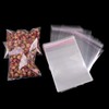 Borningfire 200 Pcs 4"x4" Square Clear Cello Cellophane Bags Resealable