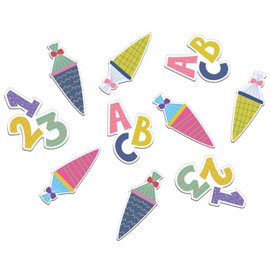 Folat 66084 Table Confetti Back to School Pack of 45 Multi-Coloured