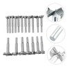 SHINEOFI 16pcs Woodworking Flat Drill Bit Efficient Hole Opening Durable