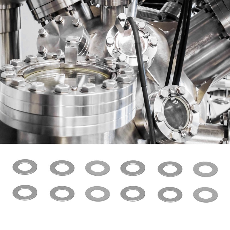 120Pcs Washer Flat Stainless Steel 4mm ID 7mm OD Accessory