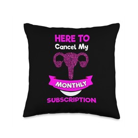 SunFrot Funny hysterectomy Breaking Off, ovy-Uterus Myoma Throw Pillow, 16x16, Multicolor