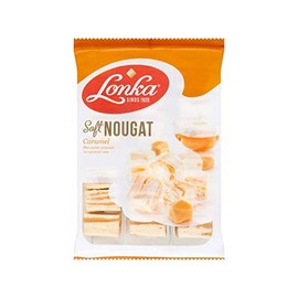 Nougat Lonka Soft Nougat Caramel Total Weight 200 g