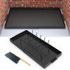 Flamorrow Fireplace Tray with Handles, Adjustable Up to 31.5" X