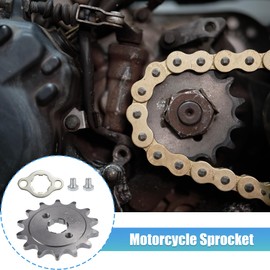 X AUTOHAUX 1 Set 520 Style 14 Teeth 20mm ID Motorcycle Front Engine Sprocket Fit for 50cc 70cc 110cc 125cc Motorcycle Dirt Pit Bike Mini Bike ATV