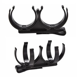 SquEqu 2 Pack Golf Ball Holder Belt Clip Portable Folding Waist Storage Case Sleeve Bag Pouch Pocket Waistband Ball Tee Keeper Marker for Golf Sports Men Women Golfer Waist Band Holding Dual Balls