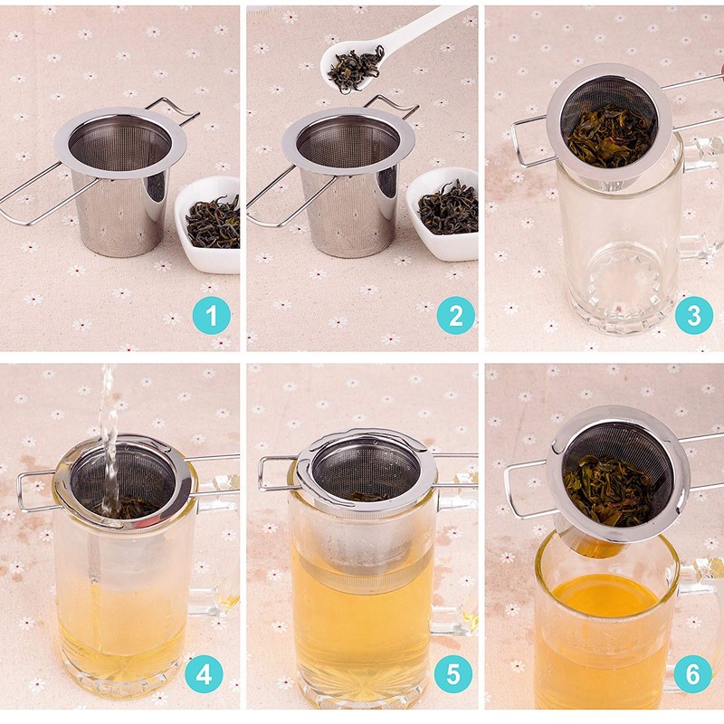 AUSTOR Tea Infuser Stainless Steel Tea Strainer Steeper Filter with