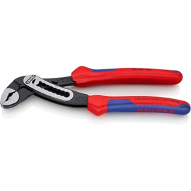 Knipex KNIPEX Alligator Wasserpumpenzange mit Mehrkomponenten-Hllen schwarz atramentiert 180 mm 88 02 180 SB