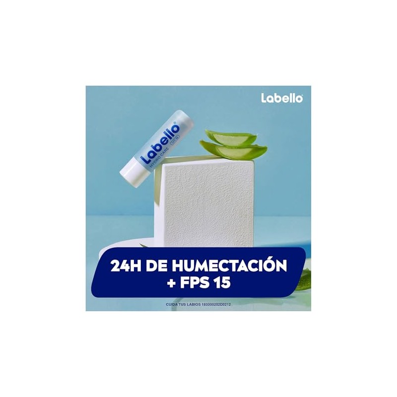LABELLO Bálsamo labial Hydro Care (4.8g) protector labial hidratante FPS