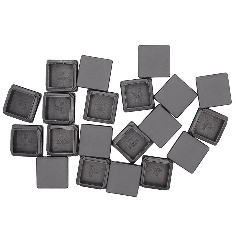 20pcs 1-1/2 inch Steel Pipe Plastic Plug,Pipe Tubing End Cap,Plastic